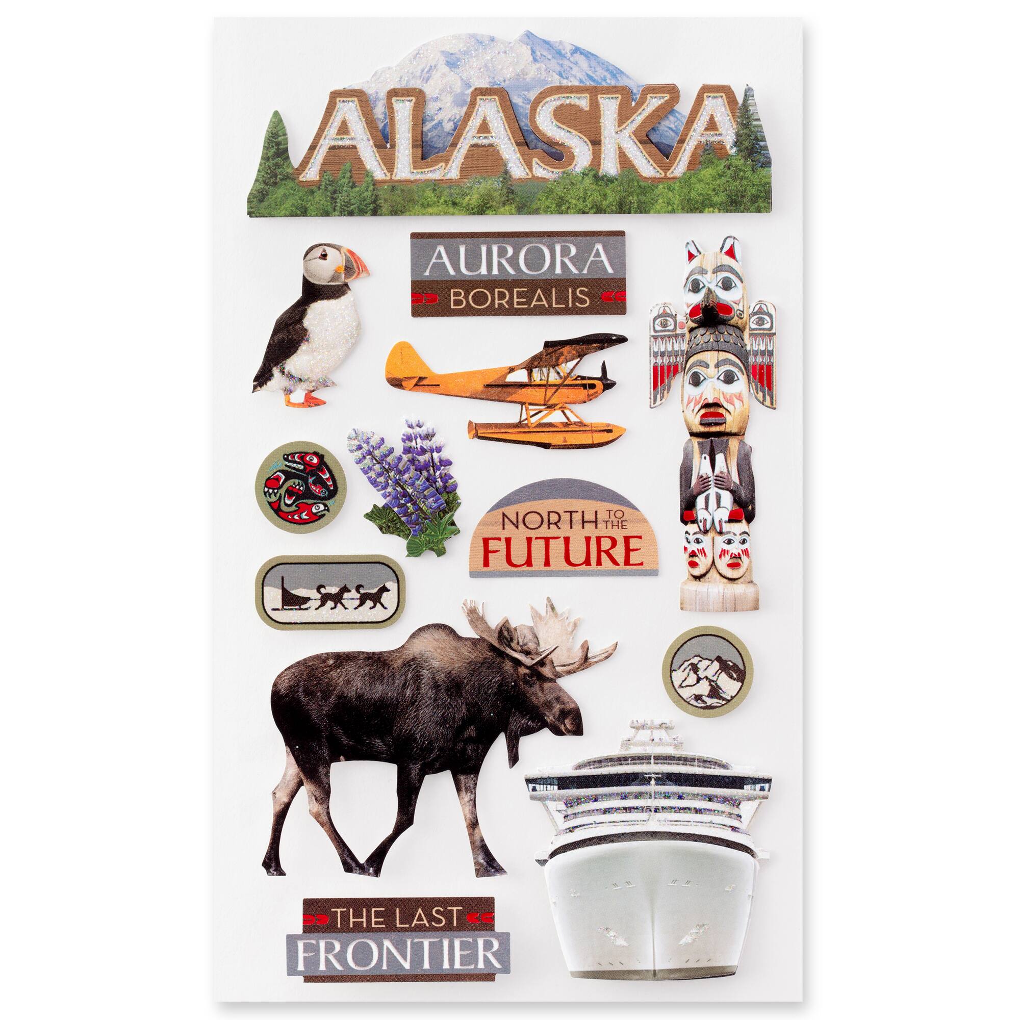 Alaska Dimensional Stickers by Recollections™